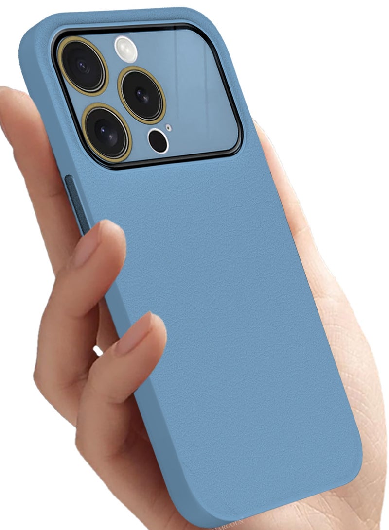 CATANES Hard Silicone Case Cover for Apple iPhone 14 Pro - Cover with Camera Protection Bumper - Auto Focus Design - Light Blue - Image 3