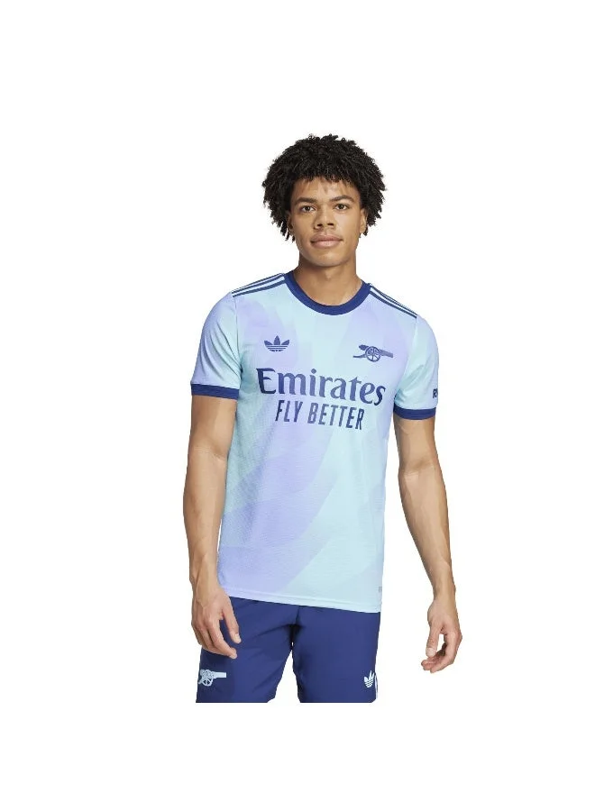 اديداس قميص كرة قدم أزرق رجالي مقاس