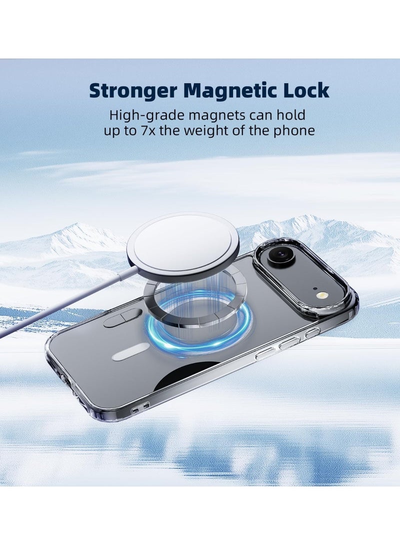 Raxoom Crystal Clear Shockproof Phone Case Compatible with iPhone 17 Air â€“ Slim Transparent Protective Cover with Wireless Charging Support, Anti-Yellow, Scratch-Resistant Shell - Image 3