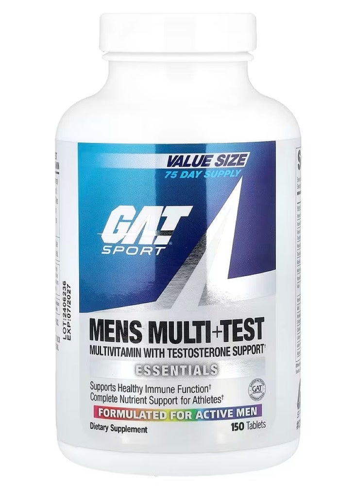 GAT SPORT GAT Sport Men s Multi + Test 150 Tablets  - Image 3