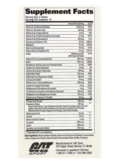 GAT SPORT GAT Sport Men s Multi + Test 150 Tablets  - Image 2