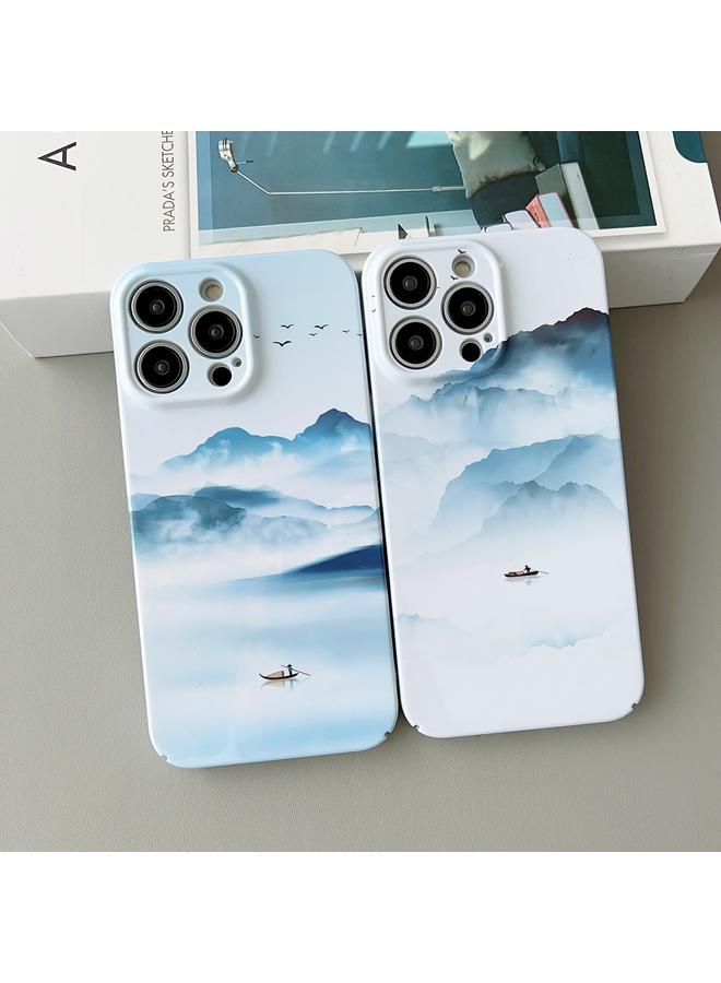 زبون جراب لهاتف iPhone 13 Pro Max، جراب هاتف PC لامع بفتحة دقيقة - Image 2