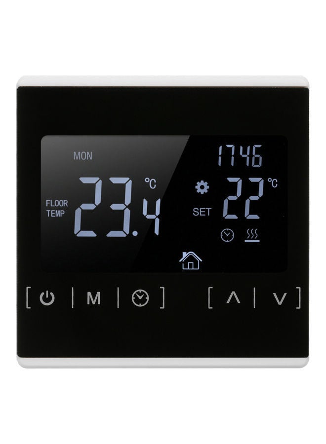 NIBEMINENT Multi-functional LCD Touched Screen Intelligent Thermostat Home Temperature Controller White 10.40 x 8.00 10.00cm - Image 5