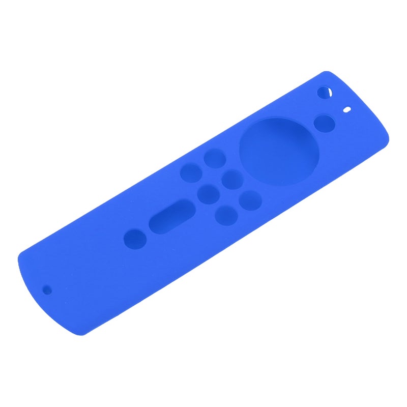 Silicone Protective Case for Fire TV Stick 4K 2018 Remote Control Shockproof Anti Slip Protective Cover Blue - Image 3