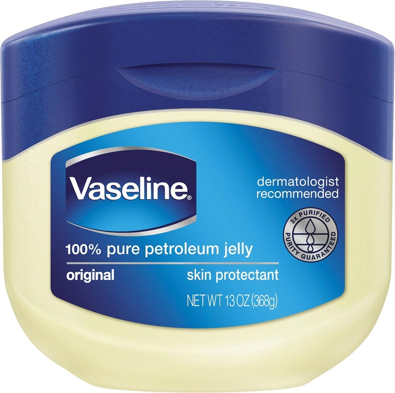 Vaseline فازلين 100% جل بترولي نقي أصلي - 13 أونصة واقي للبشرة - Image 1