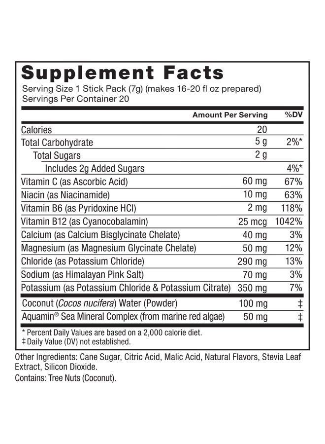 FORCE FACTOR Liquid Labs Electrolytes Powder Packets—Lemon Lime—Hydration Packets to Make Electrolyte Water with 5 Essential Electrolytes, Vitamins, Minerals, and Antioxidants, 40 Stick Packs, 2-Pack - Image 3