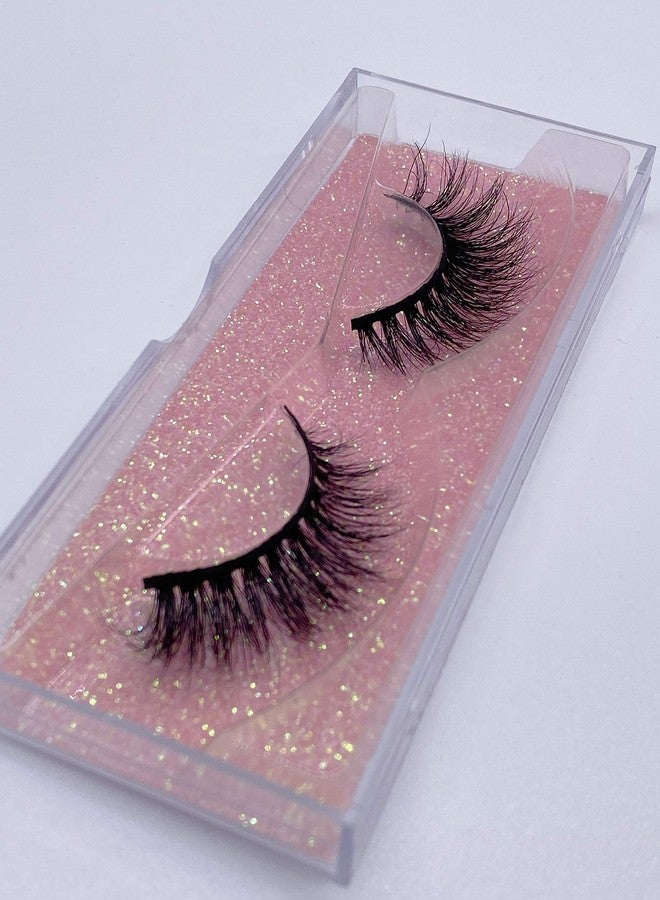 ألورينغ رموش المنك ثلاثية الأبعاد الجذابة، شريط قابل لإعادة الاستخدام، رموش صناعية مصنوعة من فرو المنك السيبيري 100%، تصميم طبيعي مصنوع يدويًا على شكل عين القطة KE08 - Image 2