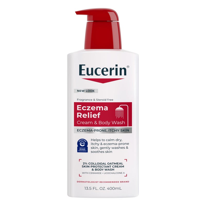 شاور جل وغسول للجسم من Eucerin - 400 مل