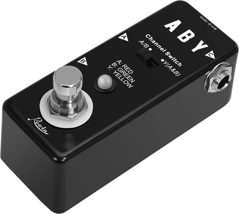 Rowin Vintage ABY Line Guitar Effect Pedal - Image 3