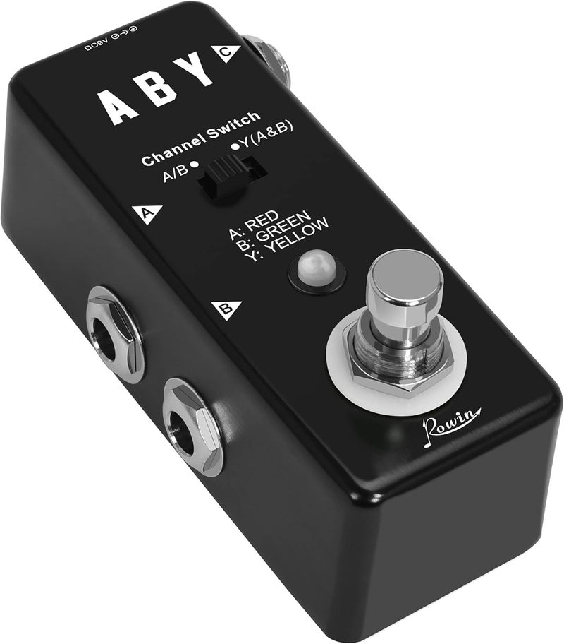 Rowin Vintage ABY Line Guitar Effect Pedal - Image 2