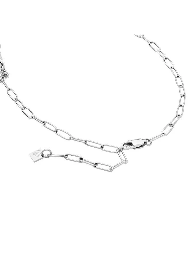 CERRUTI 1881  Onagrace Silver and Turquoise Crystals Necklace for Women | Best Price UAE