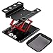 RCenjoy RC Car Work Stand Aluminum Repair Workstation Lift Lower with Screw Tray for Traxxas TRX4 Axial Arrma Redcat Losi 18 110 112 RC Car Tool Set Black - Image 2