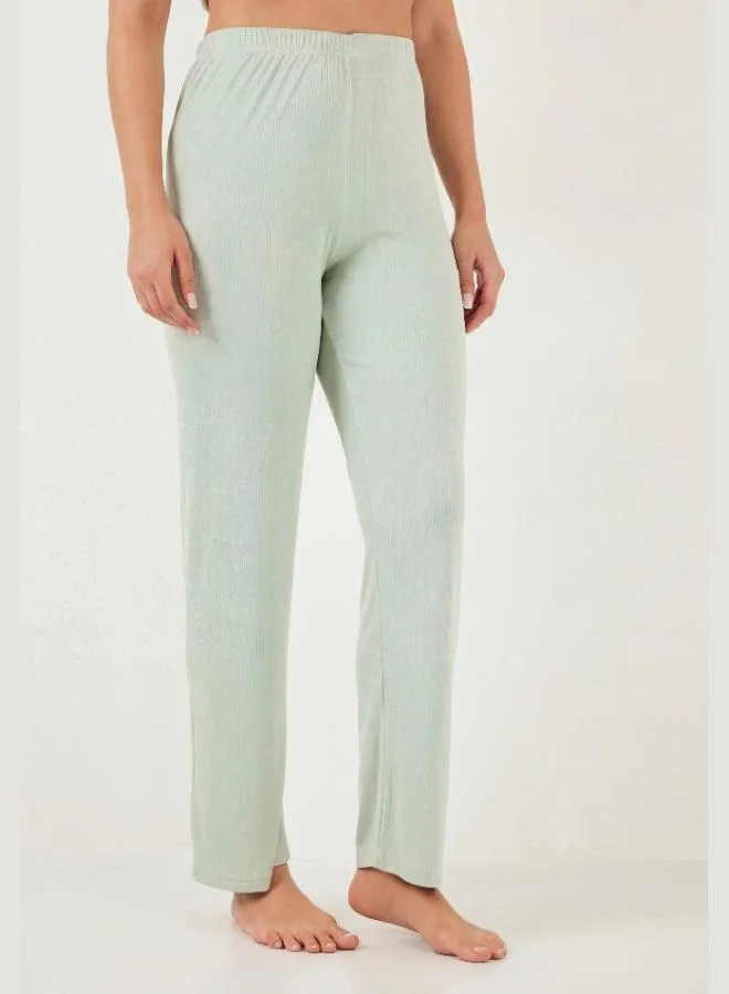 Lela  Lela Regular Fit Lace Detail Strappy Round Neck Pajama Set for Women PAJAMA SET 65770822 for Women | Best Price UAE