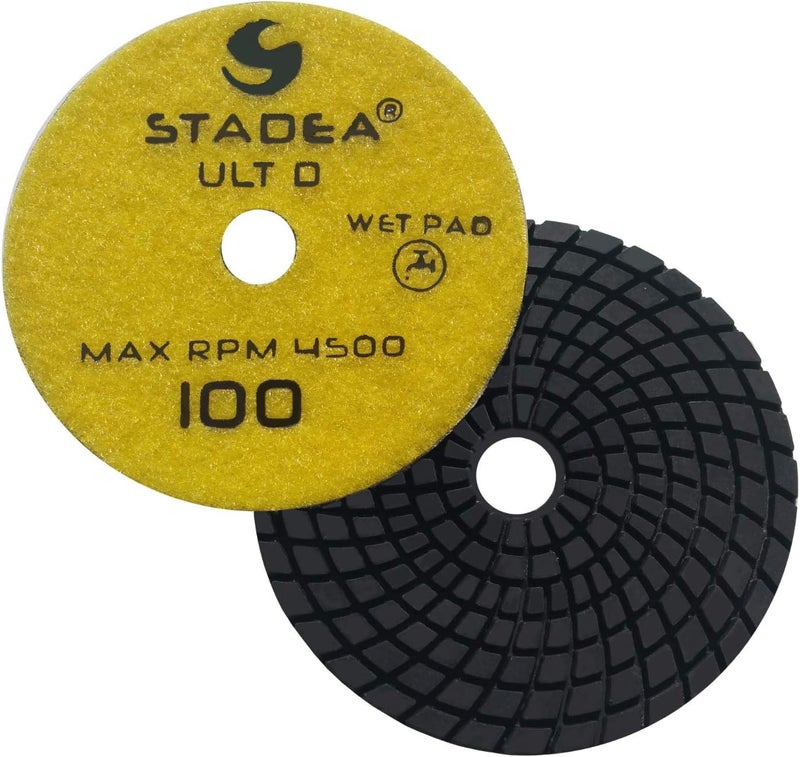 STADEA Stadea PPW190X 3 Granite Diamond Polishing Pads Kit For Granite Quartz Stones Polish  - Image 4