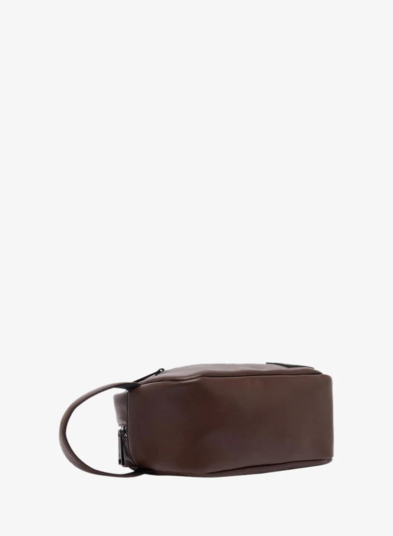 Lee Cooper TAN Men Textured Pouch for Men | Best Price UAE