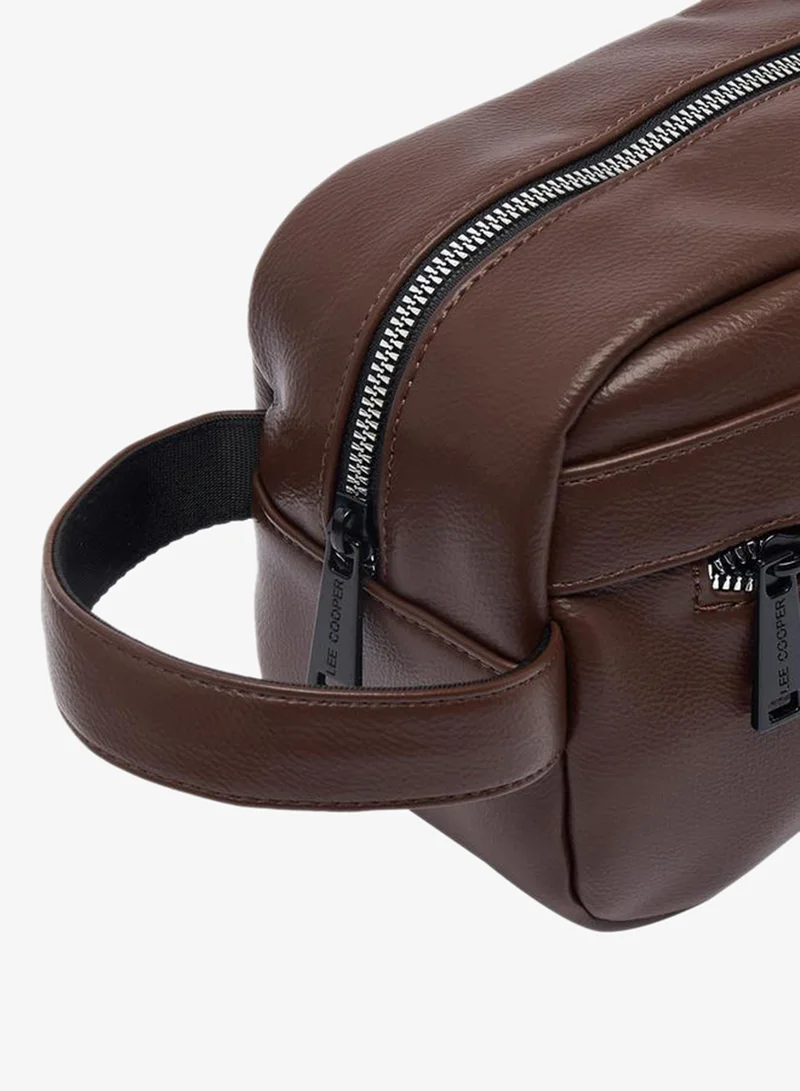 Lee Cooper TAN Men Textured Pouch for Men | Best Price UAE