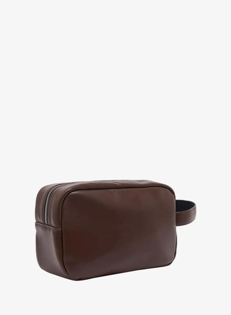 Lee Cooper TAN Men Textured Pouch for Men | Best Price UAE