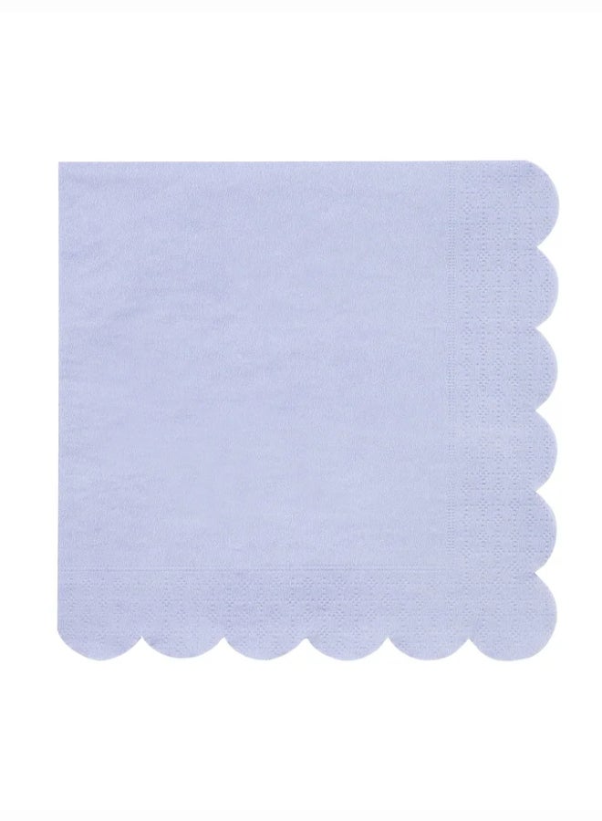 Meri Meri Lilac Simply Eco Large Napkins - Image 1
