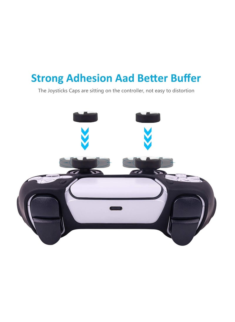 Rightsure Controller Grip Cover Ergonomic Soft Ultra-Thin Silicone Protective Cover Gamepad Case for Playstation 5 Wireless Controller  - Image 5