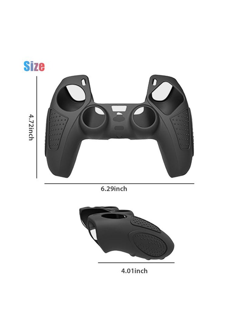 Rightsure Controller Grip Cover Ergonomic Soft Ultra-Thin Silicone Protective Cover Gamepad Case for Playstation 5 Wireless Controller  - Image 2