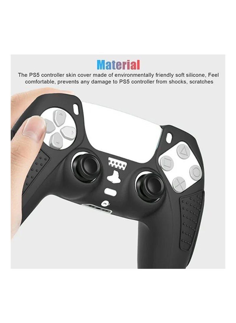 Rightsure - Controller Grip Cover Ergonomic Soft Ultra-Thin Silicone Protective Cover Gamepad Case for Playstation 5 Wireless Controller - Image 1