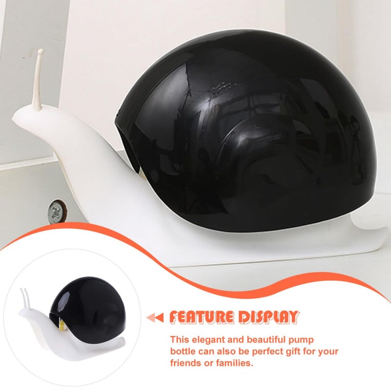 Black Refillable Pump Dispenser Bottle for Shampoo Lotion and Liquid Soap - Image 4