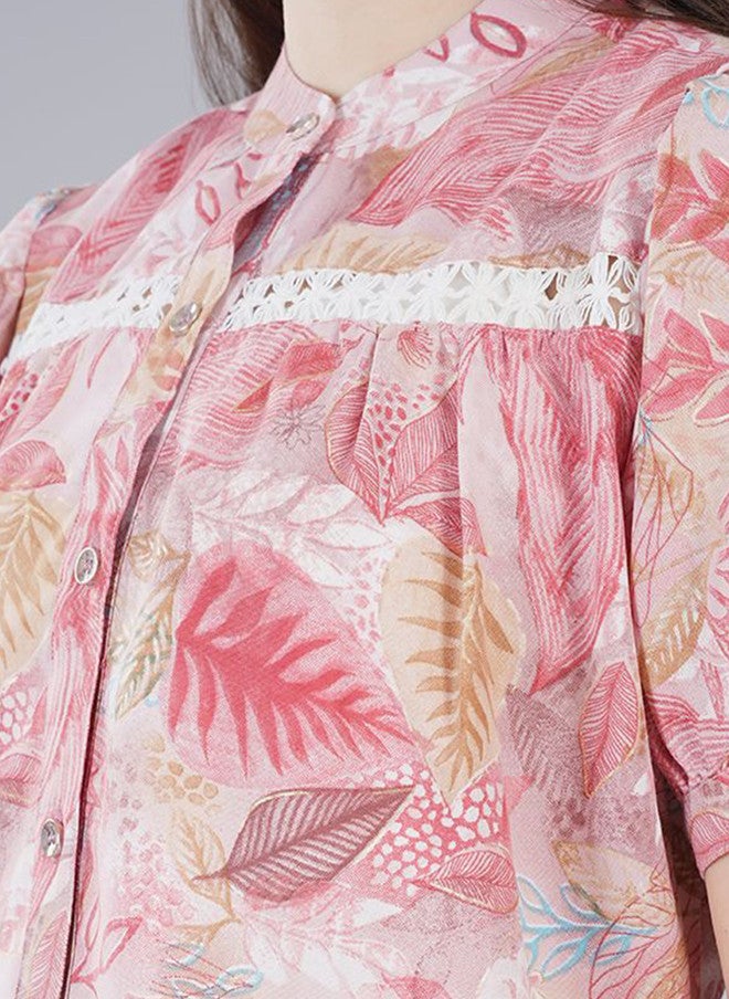 FIMS كرتي مزخرف بالأزهار من فIMS - Image 2