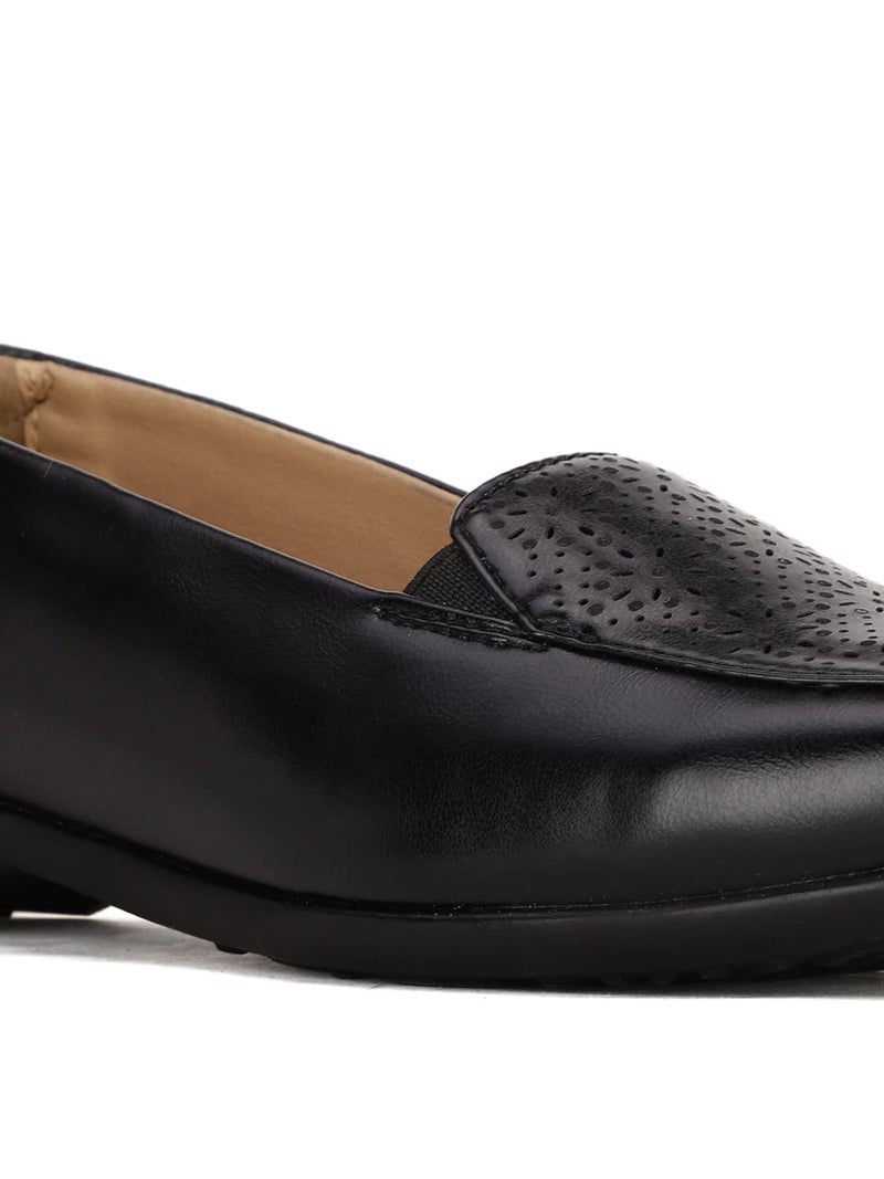 Bata باتا ليون أحذية نسائية سوداء كاجوال - 4 المملكة المتحدة (5516808) - Image 5
