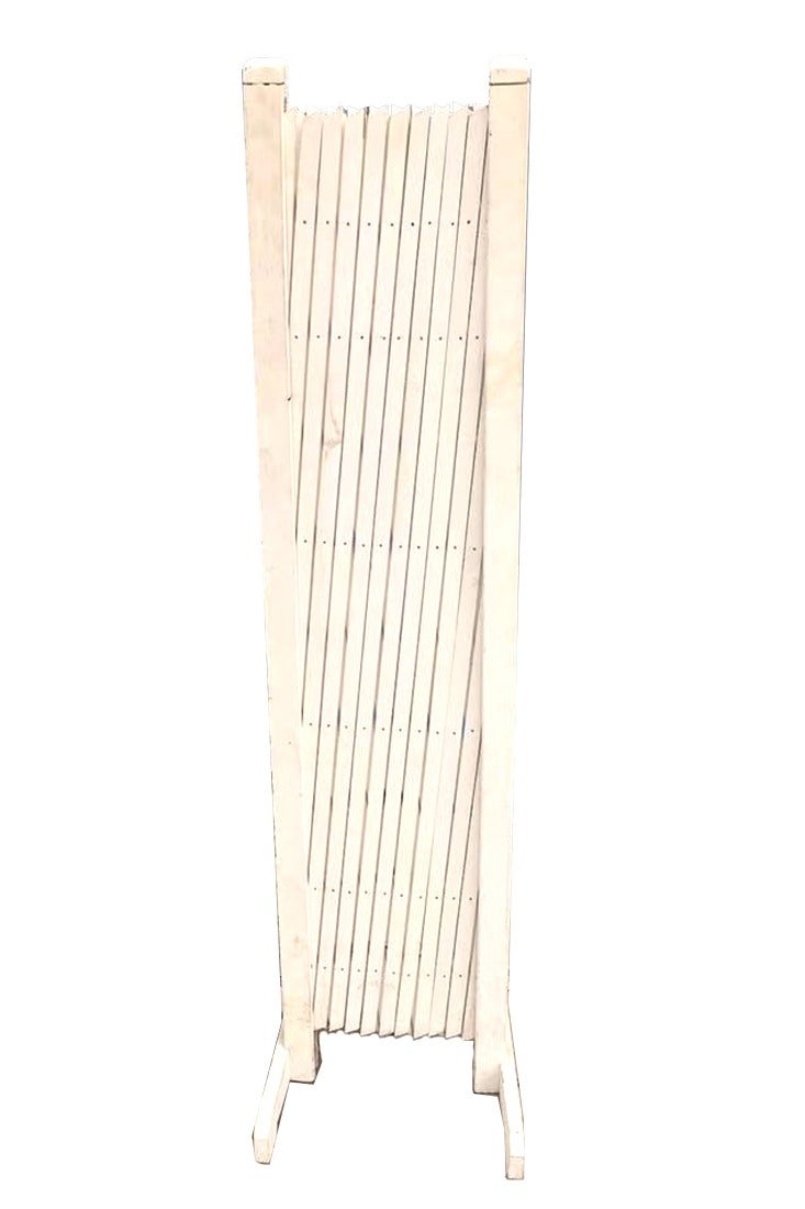 LINGWEI Wooden Expandable Trellis Fence Freestanding Decorative Garden Fence, Dog & Pet Gate, Antiseptic Wood Panels Outdoor Partition - Image 4