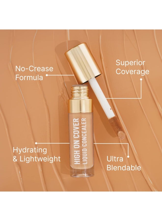 Swiss Beauty Select High on Cover Liquid Concealer with No-Crease Formula | Matte Finish | Enriched with Vitamin E| Shade- 1.0 Fair, 5.5ml | - Image 5