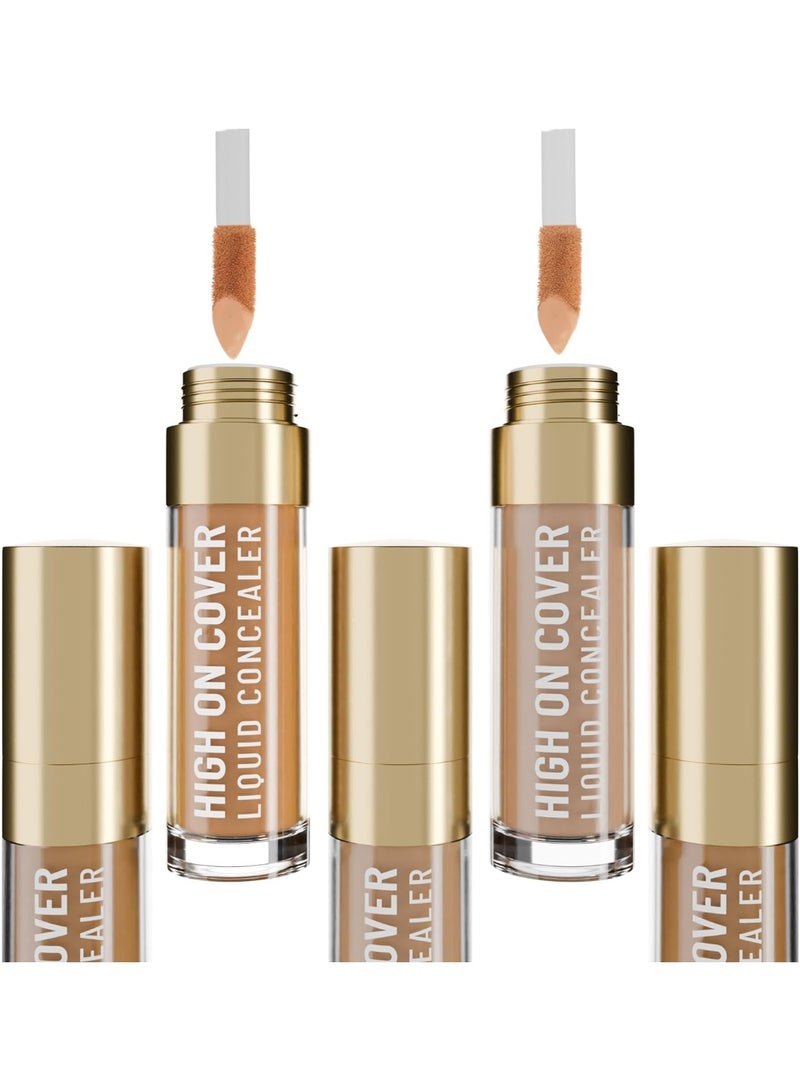 Swiss Beauty Select High on Cover Liquid Concealer with No-Crease Formula | Matte Finish | Enriched with Vitamin E| Shade- 1.0 Fair, 5.5ml | - Image 3