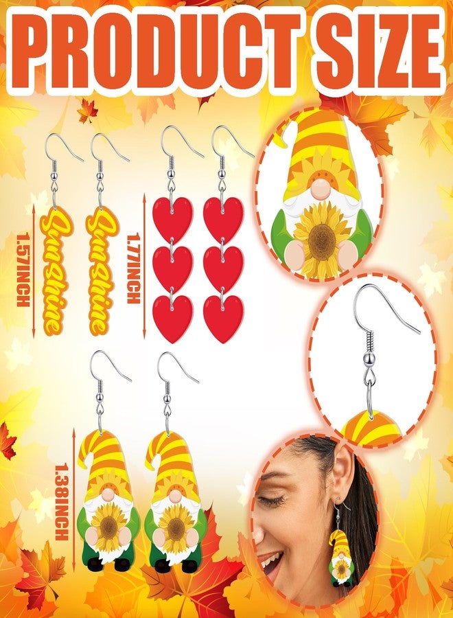 تونديامو مجموعة تونديمو من 48 زوجًا من أقراط عيد الميلاد للنساء، أقراط متدلية من الأكريليك، تشكيلة متنوعة من أقراط الأقزام الموسمية، هدية مجوهرات شتوية لعيد الميلاد، هدايا للحفلات. - Image 3