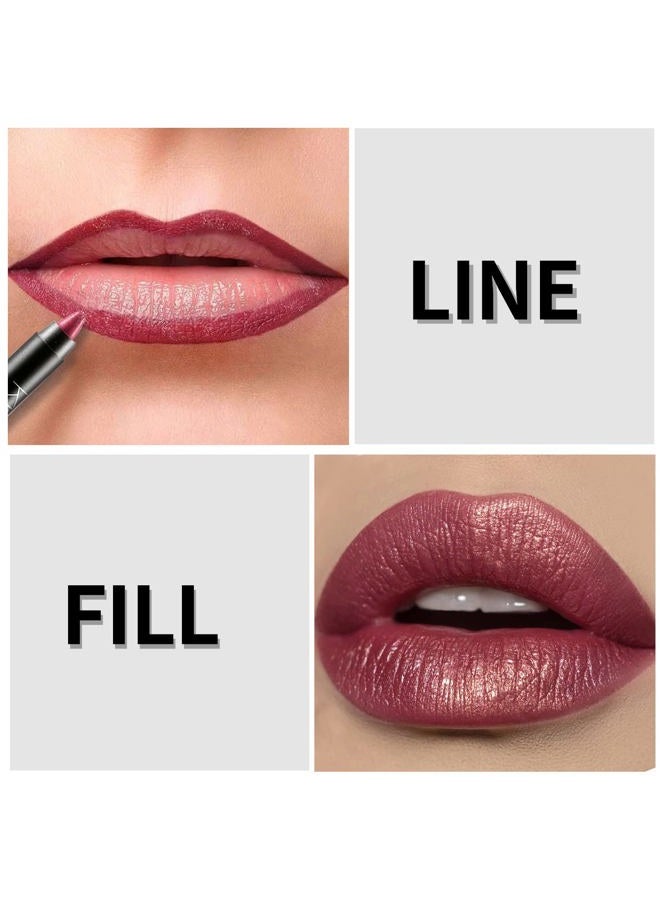 Boobeen Matte Lipstick Pencil Lip Crayon Stick Matte Velvet Lipgloss Creamy Lip Liner Full Coverage High Pigment Waterproof Non-Fade Lipstick for Women, Matte Lip Stain with Smooth Makeup - Image 2
