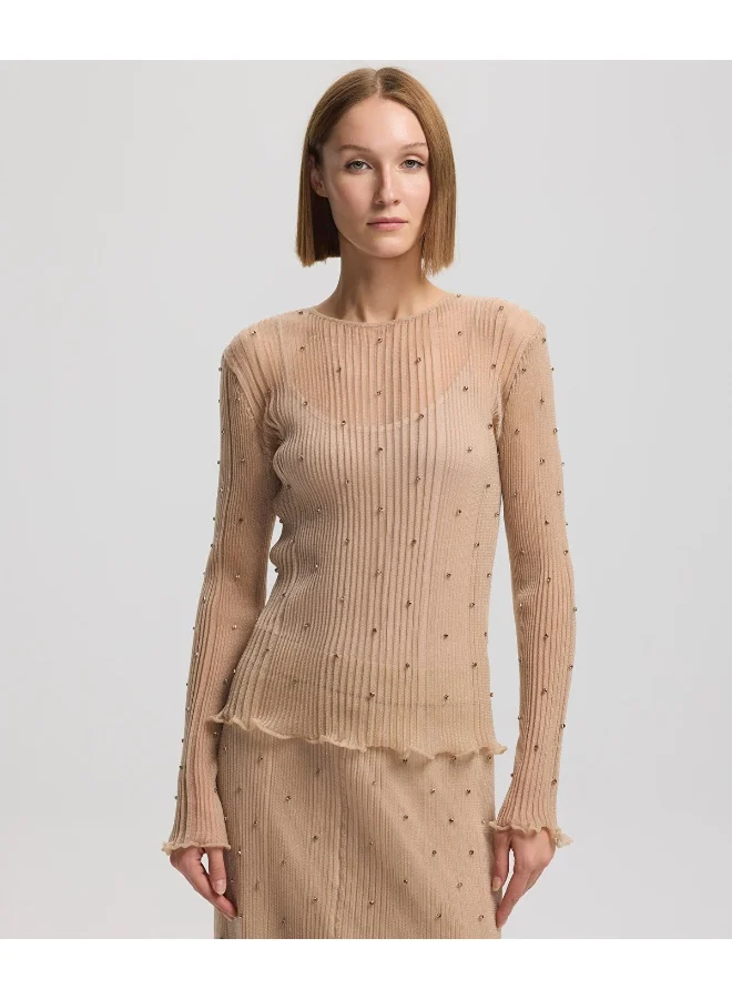 Ipekyol Embroidered Knit Sweater