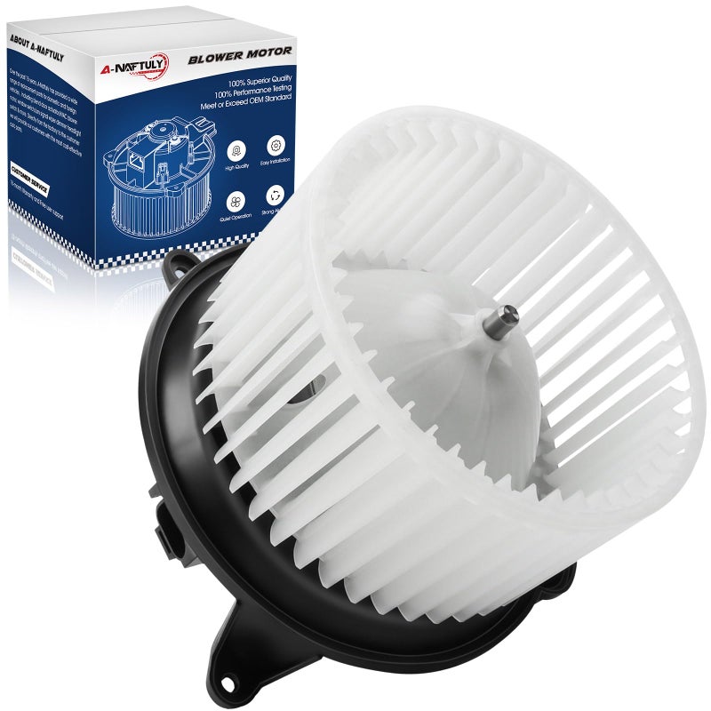 ANAFTULY AC Blower Motor Fan Replacement for 2003 2004 2005 2006 2007 Chevy Silverado 1500 2500 3500 HD Avalanche GMC Sierra Hummer H2 Cadillac Escalade EXT HVAC Heater Blower Motor Fan 700101