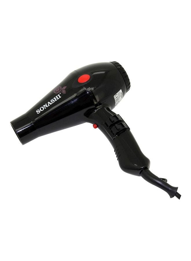 SONASHI Hair Dryer With Diffuser, Cold Hot Wind, Lightweight And Powerful Dryer With Quick Drying Time, 2 Heat And 2 Airflow Settings Black - Image 5