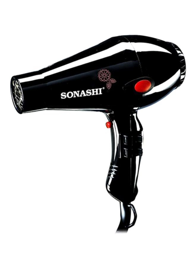 SONASHI Hair Dryer With Diffuser, Cold Hot Wind, Lightweight And Powerful Dryer With Quick Drying Time, 2 Heat And 2 Airflow Settings Black - Image 3