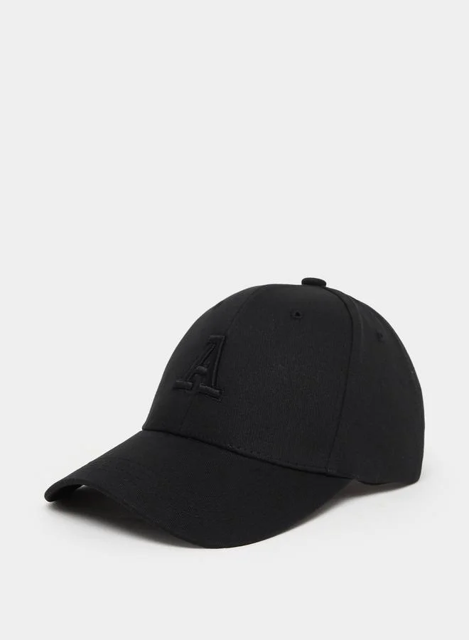 Styli Black Embroidered Baseball Cap