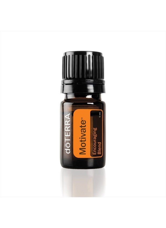 doTERRA - Motivate Essential Oil Encouraging Blend - Promotes Feelings of Confidence, Courage and Belief, Counteracts Negative Emotions of Doubt and Pessimism; for Diffusion or Topical Use - 5 mL