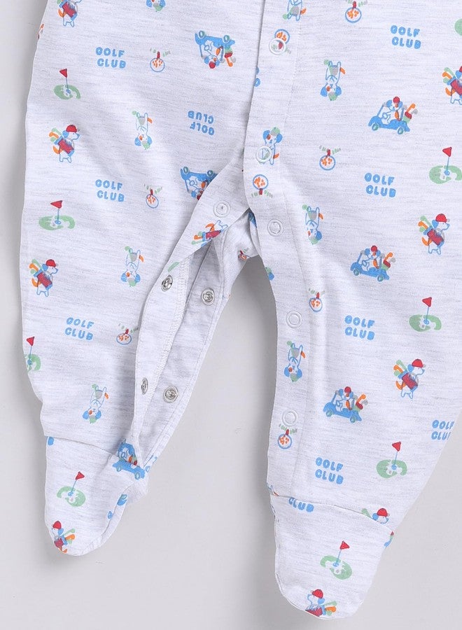 Dollar Junior Tiny Crews Baby Boys & Baby Girls Shoe Romper - White, 6-9M - Image 3