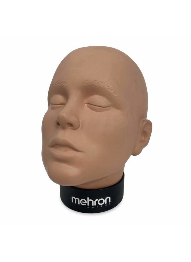 mehron - Makeup Practice Head | Mannequin Head for Makeup, Special FX, & Face Painting for Students - Image 1