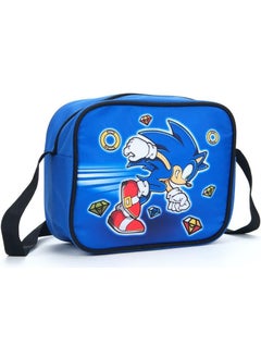 Masho Trend Speed Sonic School Bag + Lunch Box + Pencil Case Super Sonic Bag Primary School Bag Backpack  - Image 5