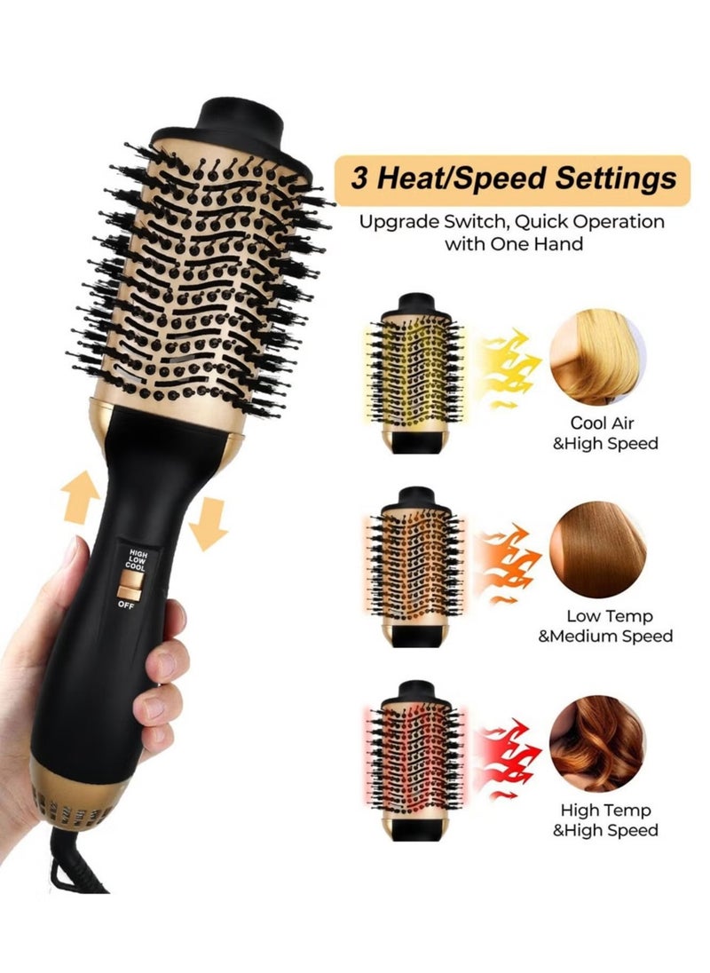 3-in-1 One-Step Hot Air Hair Brush – Electric Straightener, Curler, and Dryer Comb - Black / Gold - pzsku/Z41D49A3FEBC8823C07F0Z/45/_/1735512520/2dac6084-1a98-4bd8-963e-ad2be9a91a20