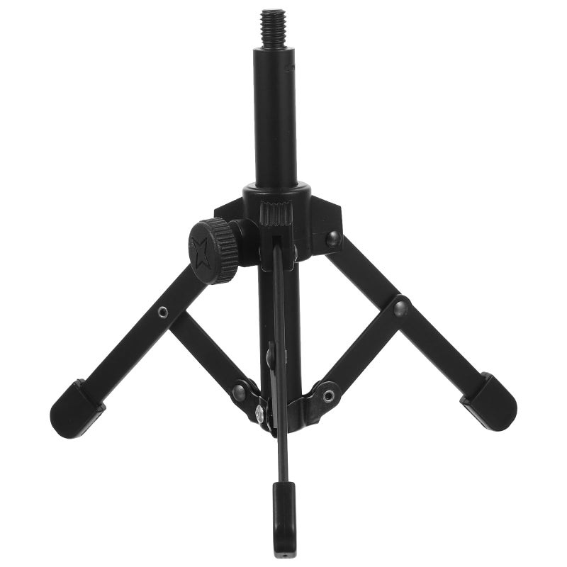 Metal Desktop Tripod Mic Stand Adjustable Foldable Tabletop Microphone Holder For Podcast Streaming Recording - Image 2