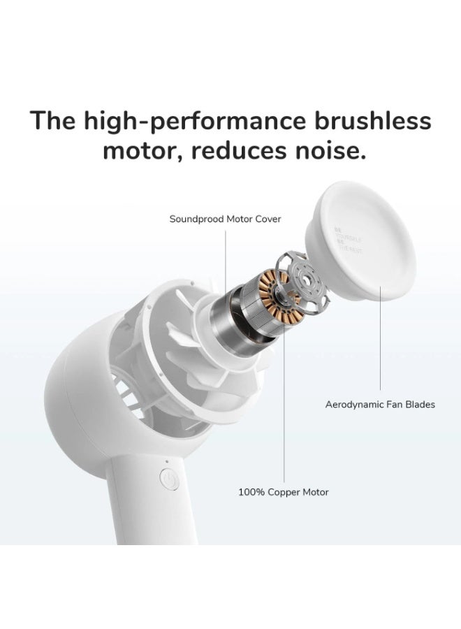 جيسيو لايف مروحة يد جيسولايف Life5، بطارية 4500 مللي أمبير/ساعة، FA42 - أبيض - Image 2