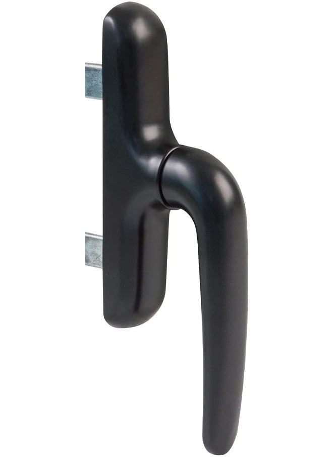 Biella Window Handle | Universal Locking Mechanism Aluminium Window Door Handle, Ideal For Home, Office, Interior And Exterior Use (Black)  - Image 2