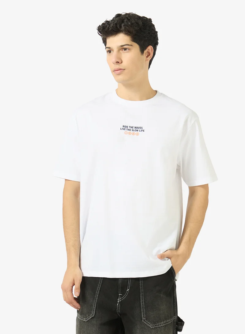 Ripples Mens Drop Shoulder T-shirt