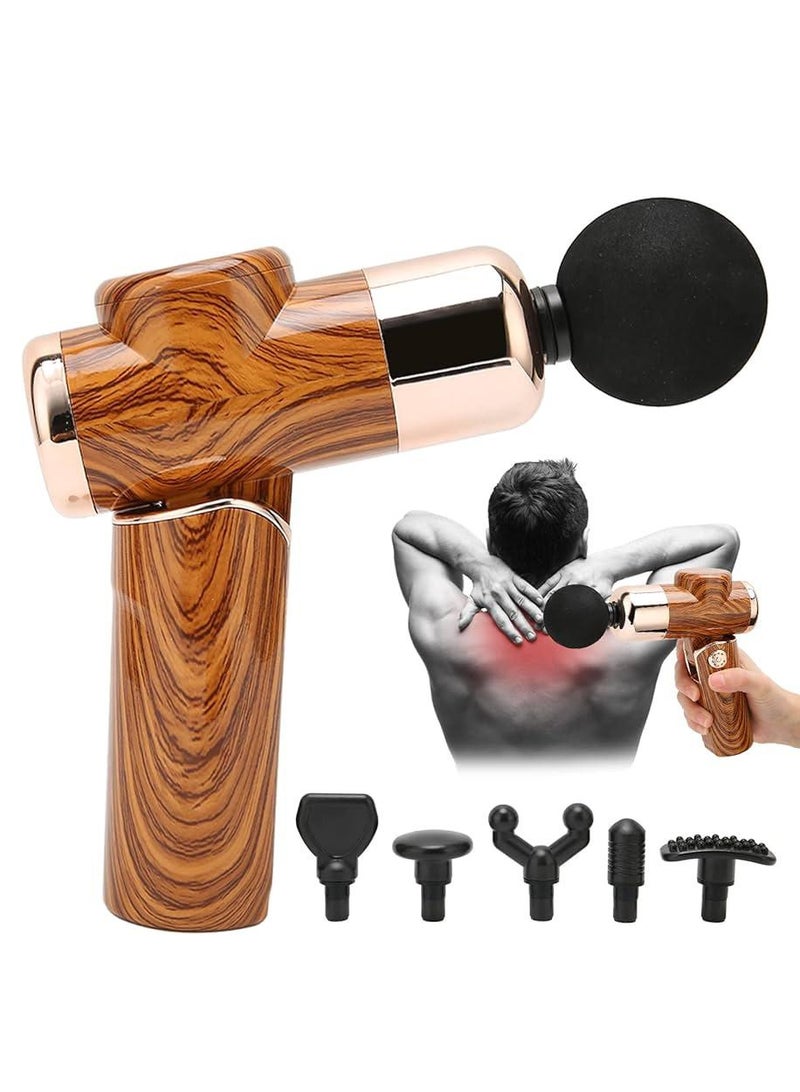 Massage Gun, Massage Gun Folding Portable Speed Adjustable Body Therapy Deep Tissue Muscle Massager - Image 2