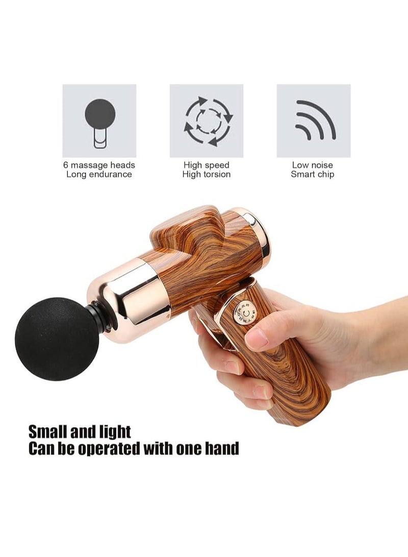 Massage Gun, Massage Gun Folding Portable Speed Adjustable Body Therapy Deep Tissue Muscle Massager - Image 3