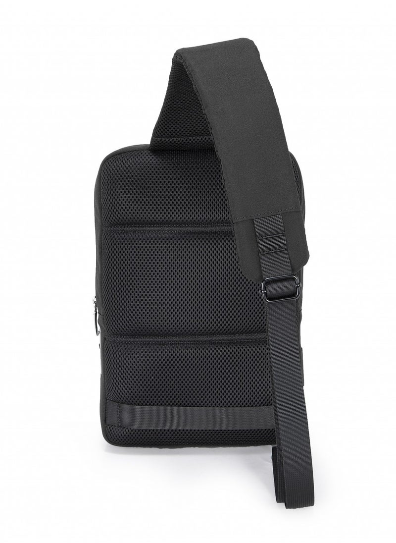porodo - Lifestyle Sling Bag with Fingerprint, Apple Find My Locator, and USB type - Image 1